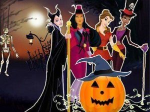 Princesses Halloween Night Online Game