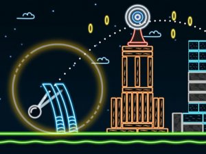 Neon Catapult Online Puzzle Game