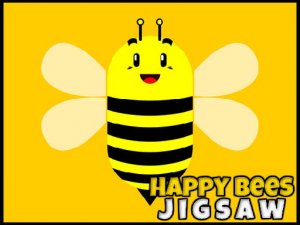 Happy Bees Jigsaw Puzzle Game