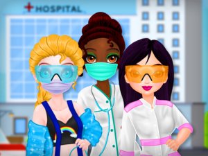 Princesses VS Epidemic: Help the Community Online Game