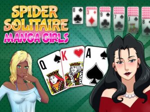 Spider Solitaire: Manga Girls Puzzle Game