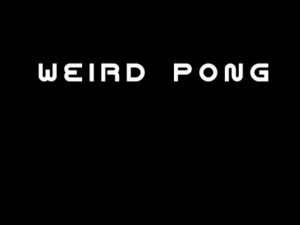 Weird Pong Online Game