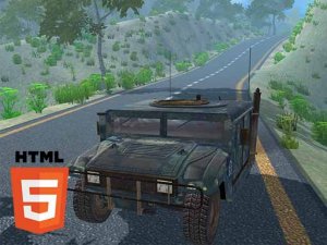 Hummer Jeep Driving Sim - Offroad Hill Stunts Game