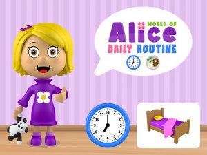 World of Alice Daily Routine - Kids Learning Game
