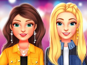 My Colorful Denim Days Dress Up Game