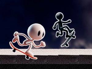 Black and White Stickman Adventure Online Game