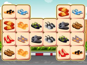 Girls Sandals Mahjong Online Puzzle Game