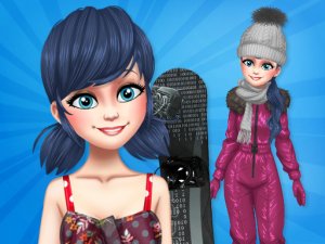 Marinet Winter Vacation Hot and Cold Dress Up Game