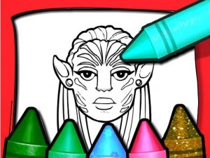 Avatar Coloring Book Online Game