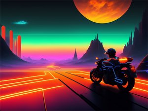 Motor Racing in Space Online Game