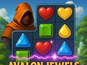 Avalon Jewels Match 3 Puzzle Online Game