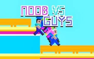 Noob vs Guys: Running Race