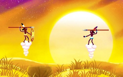 Spearmen Hunters - Tribal Throwing Skill Game