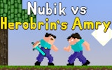 Nubik vs Herobrin's Army - Pixel Adventure Game